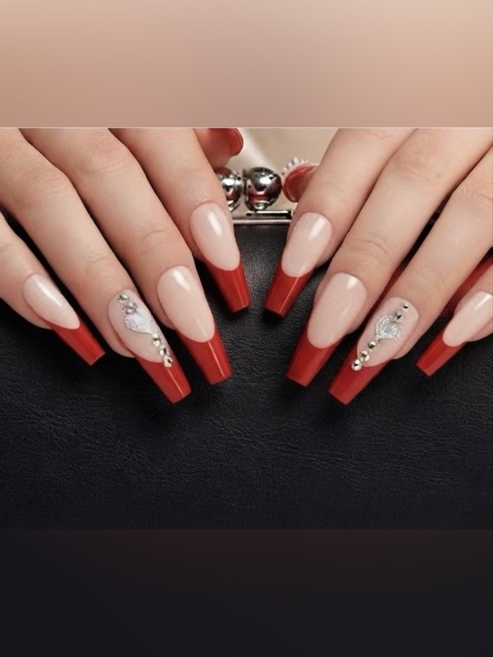 Red Ombre Press-On Nails
